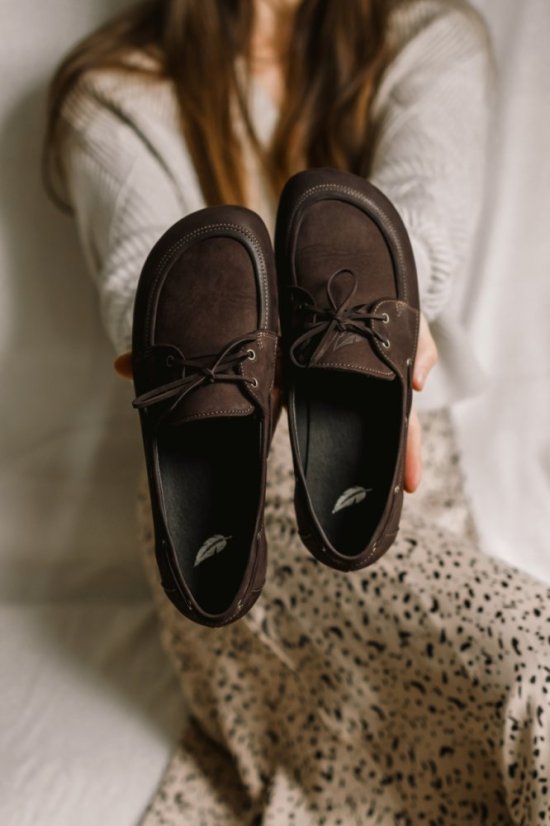 Barefoot leather loafers peerko Tala Brown