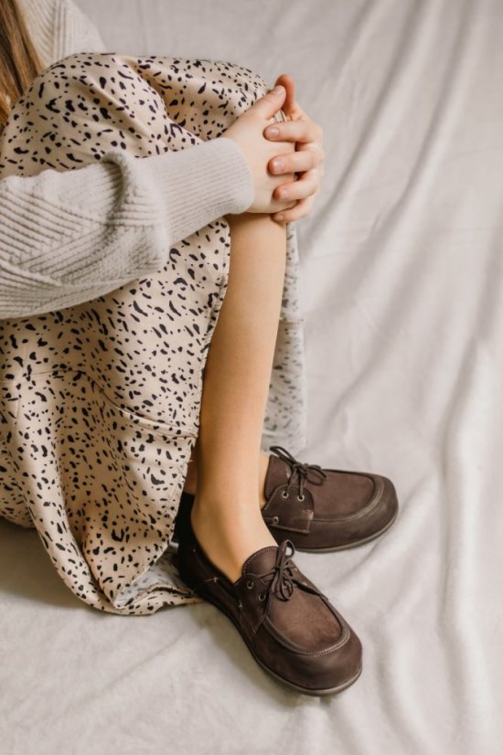 Barefoot leather loafers peerko Tala Brown