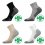 Bambusové ponožky - Barva: Světle šedá, Velikost ponožek: 35-38