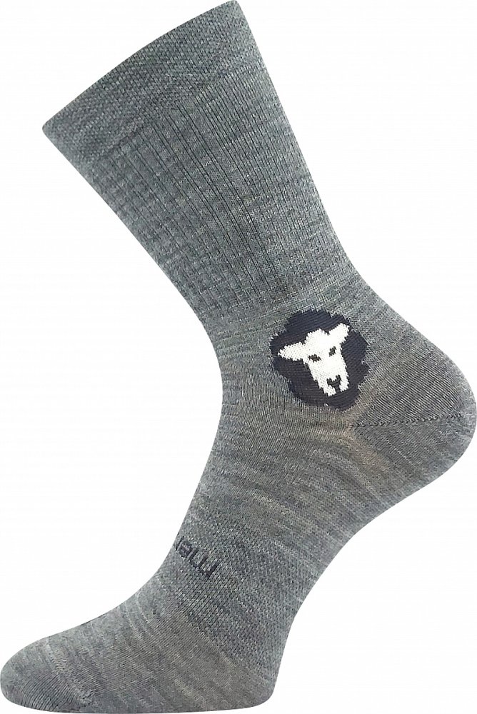 Peerko Barefoot socks with merino wool and silver ions - Color: Grey, Socks size: 39-42 | Barefoot Shoes, barefoot socks