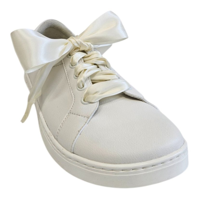 Satin Laces - cream color